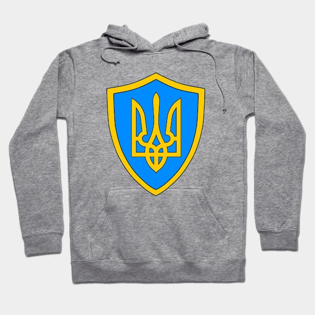 Ukraine Coat of Arms Hoodie by Vladimir Zevenckih